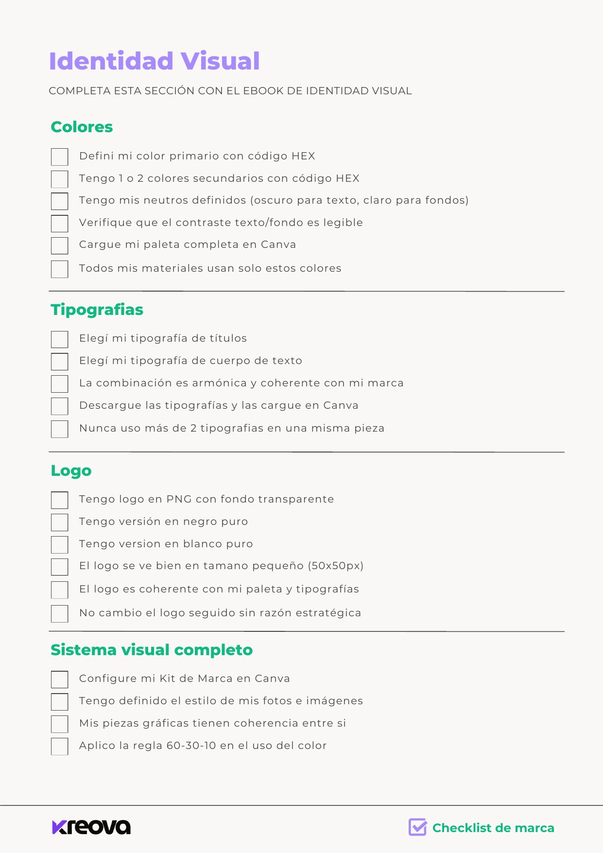 Checklist — página 3
