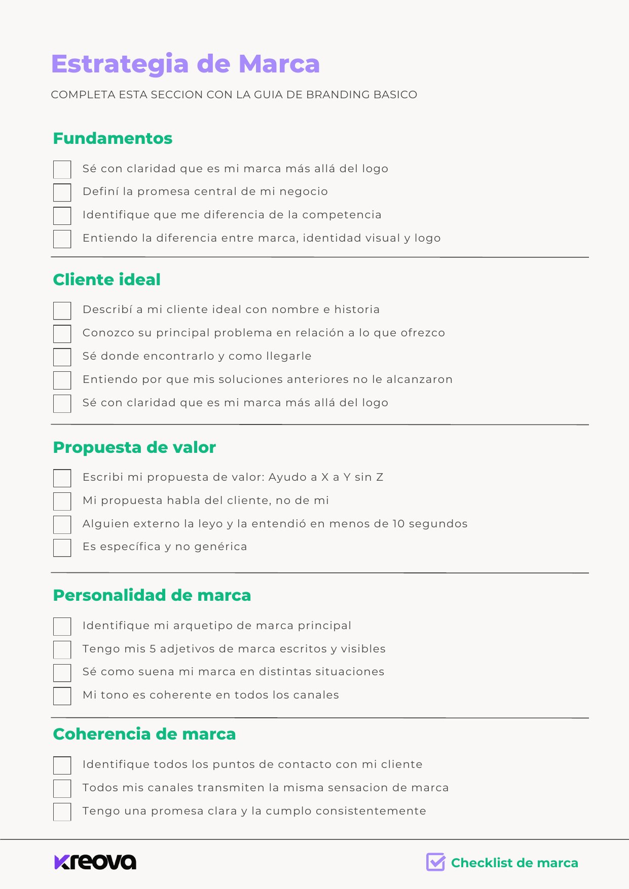 Checklist — página 2